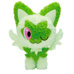 Officiële Pokemon knuffel Sprigatito Kutsurogi Time 28cm banpresto